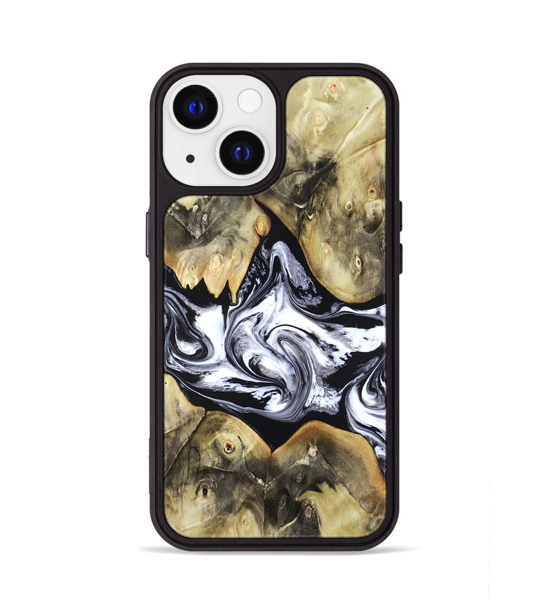 iPhone 13 Wood Phone Case - Jameson (Black & White, 822807)