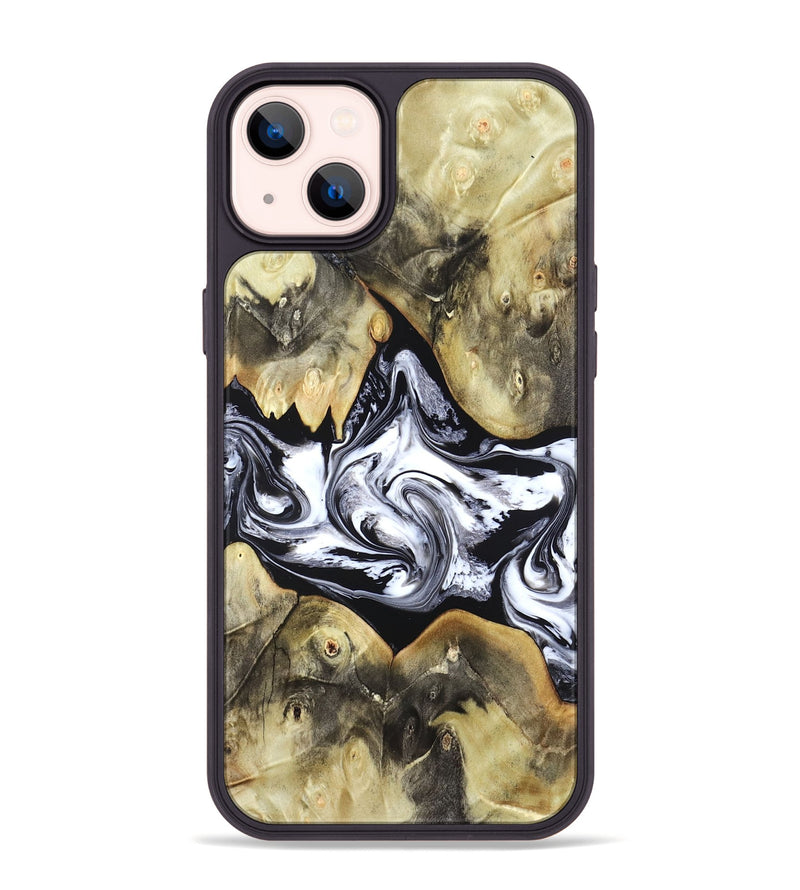iPhone 14 Plus Wood Phone Case - Jameson (Black & White, 822807)