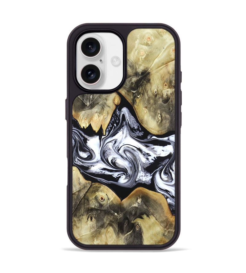 iPhone 17 Wood Phone Case - Jameson (Black & White, 822807)