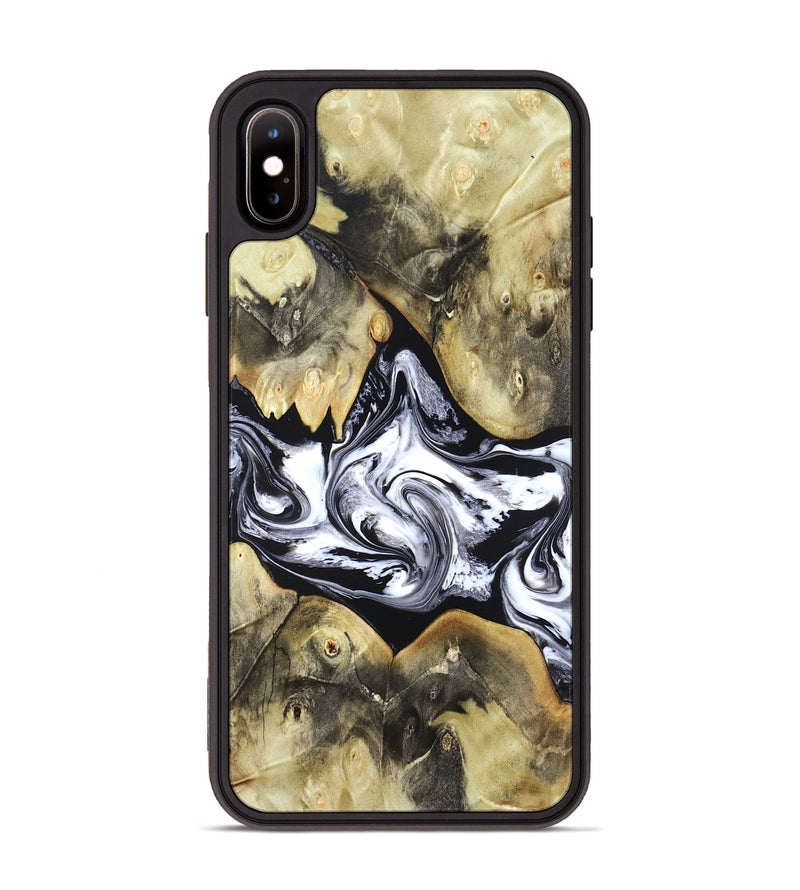iPhone Xs Max Wood Phone Case - Jameson (Black & White, 822807)
