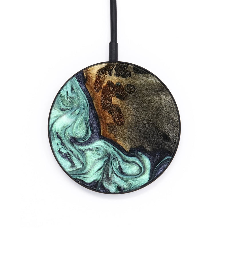 Circle Wood Wireless Charger - Rudy (Green, 822814)