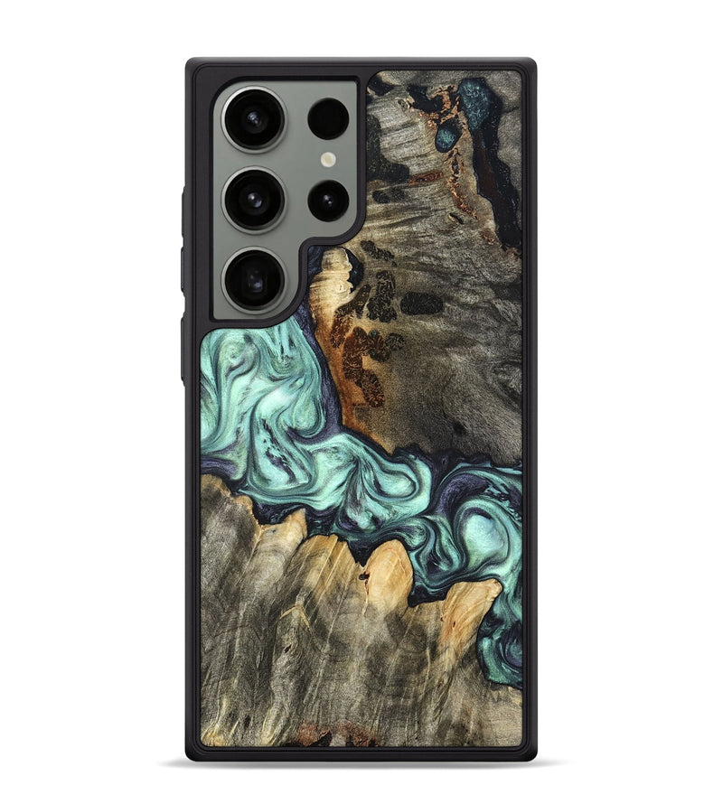 Galaxy S24 Ultra Wood Phone Case - Rudy (Green, 822814)