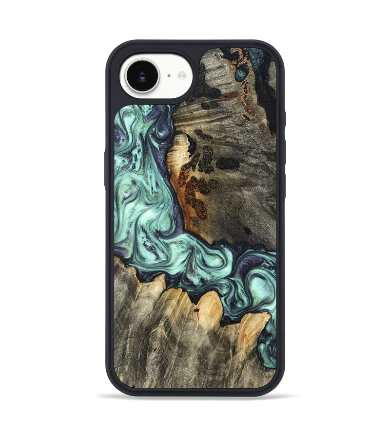 iPhone 16e Wood Phone Case - Rudy (Green, 822814)
