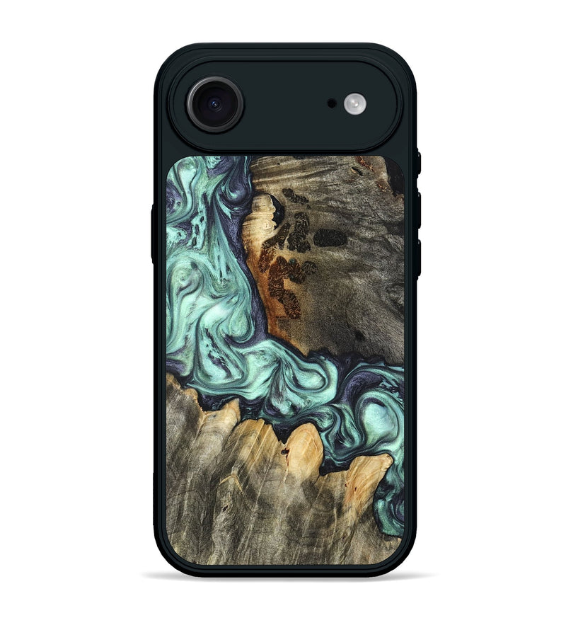 iPhone 17 Air Wood Phone Case - Rudy (Green, 822814)