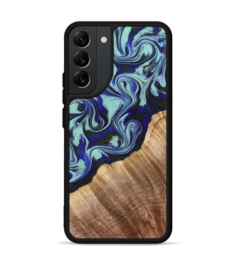 Galaxy S22 Plus Wood Phone Case - Lavon (Blue, 822818)