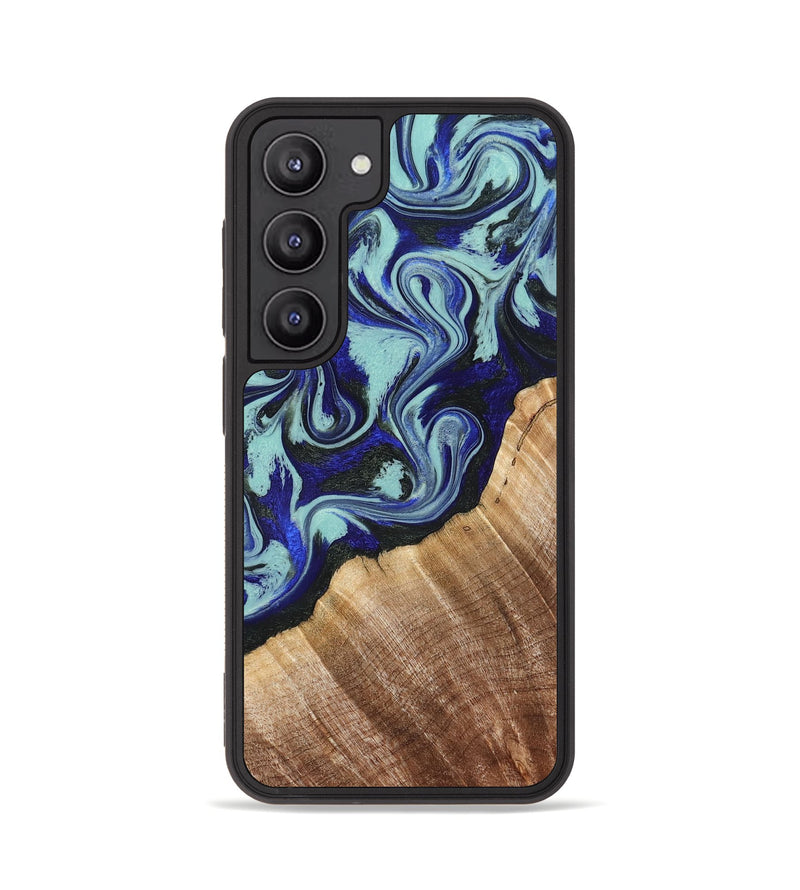 Galaxy S23 Wood Phone Case - Lavon (Blue, 822818)