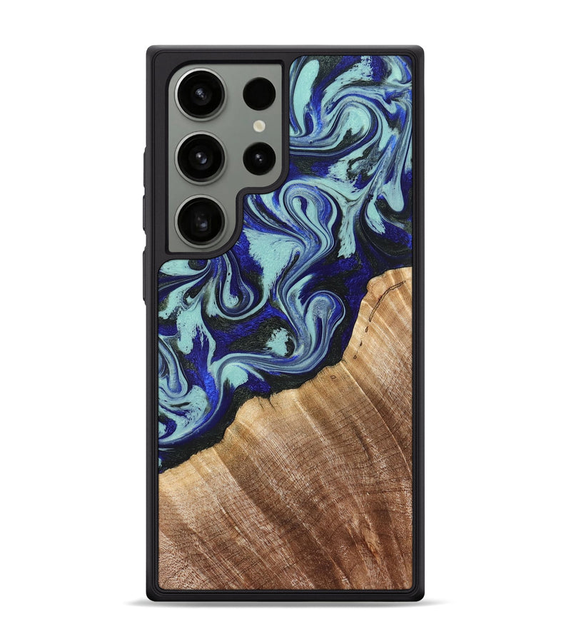 Galaxy S24 Ultra Wood Phone Case - Lavon (Blue, 822818)