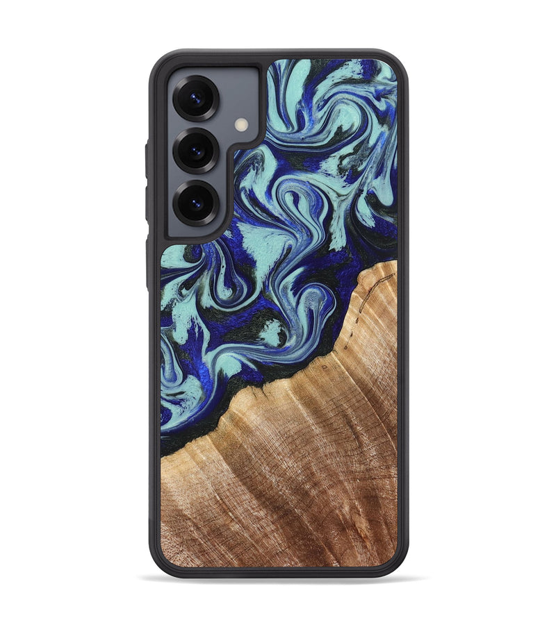 Galaxy S25 Plus Wood Phone Case - Lavon (Blue, 822818)
