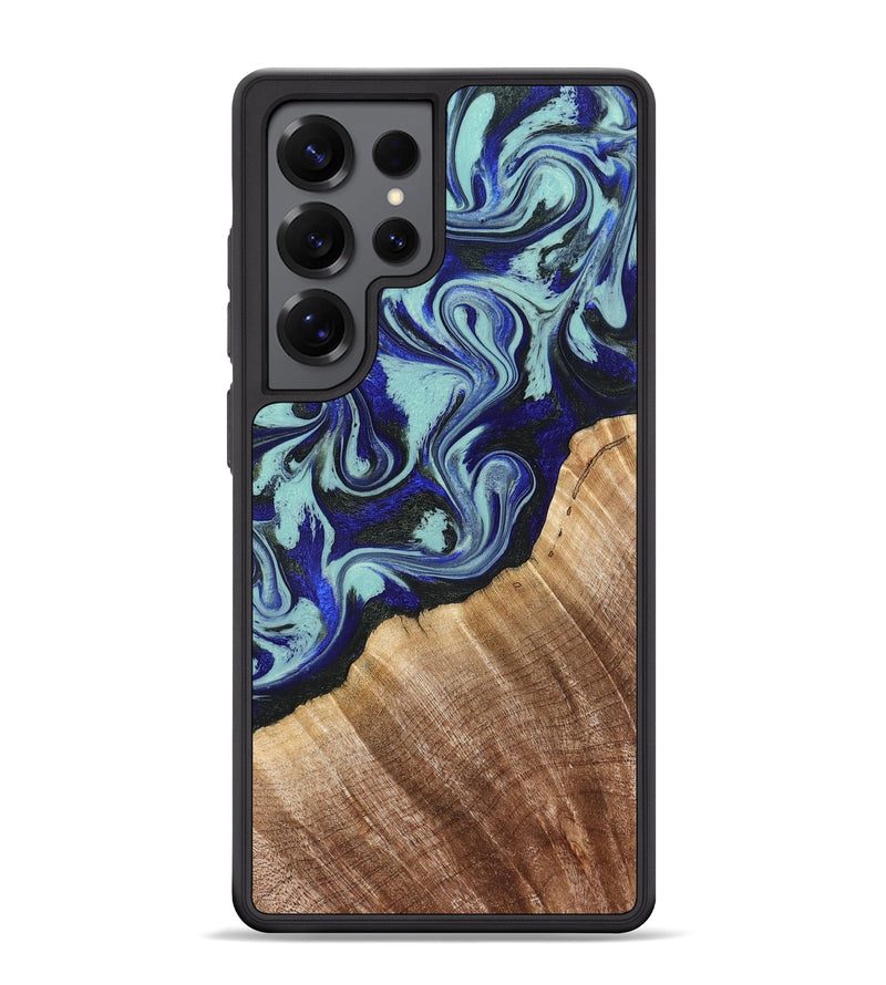 Galaxy S25 Ultra Wood Phone Case - Lavon (Blue, 822818)
