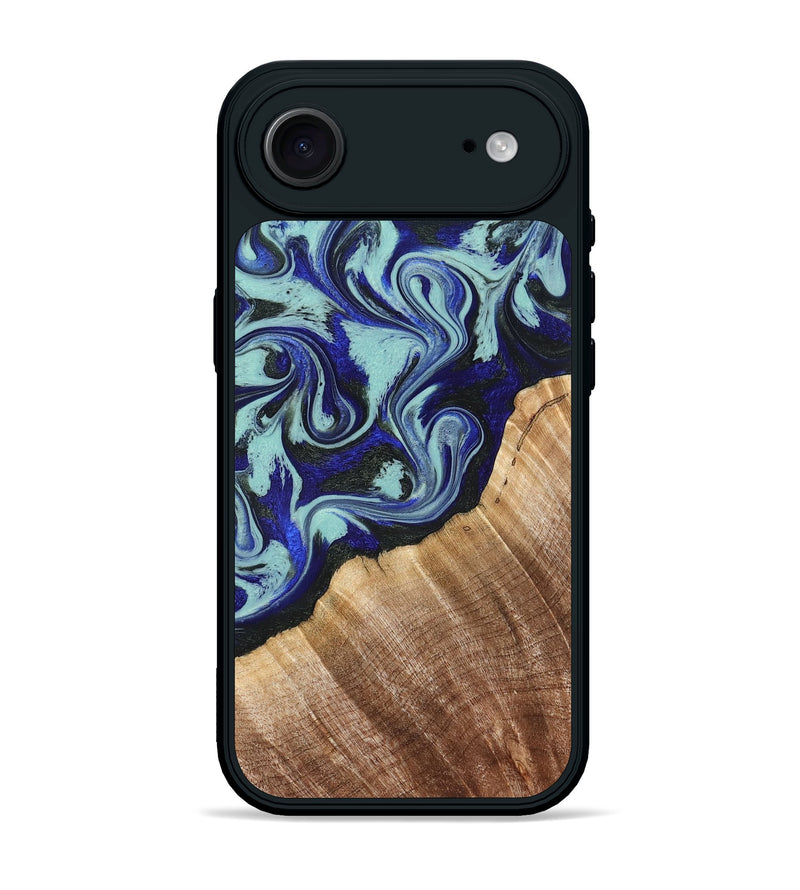 iPhone 17 Air Wood Phone Case - Lavon (Blue, 822818)