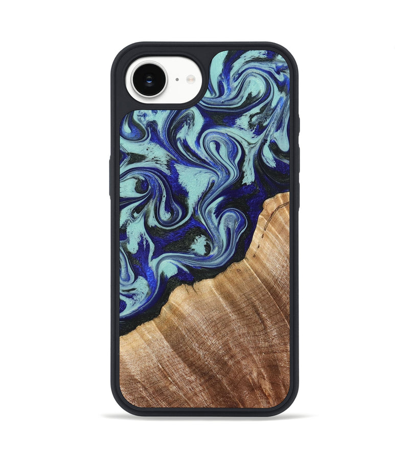 iPhone 17e Wood Phone Case - Lavon (Blue, 822818)