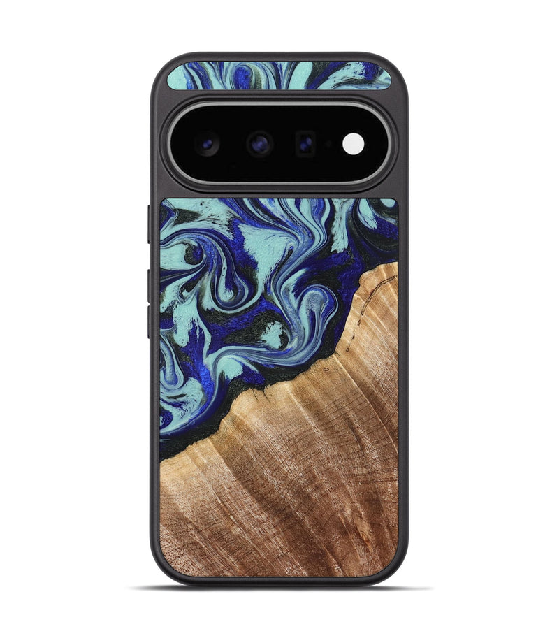 Pixel 11 Wood Phone Case - Lavon (Blue, 822818)