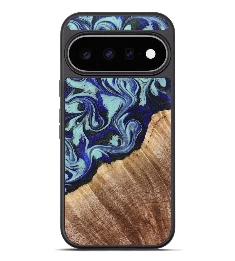 Pixel 11 Pro XL Wood Phone Case - Lavon (Blue, 822818)