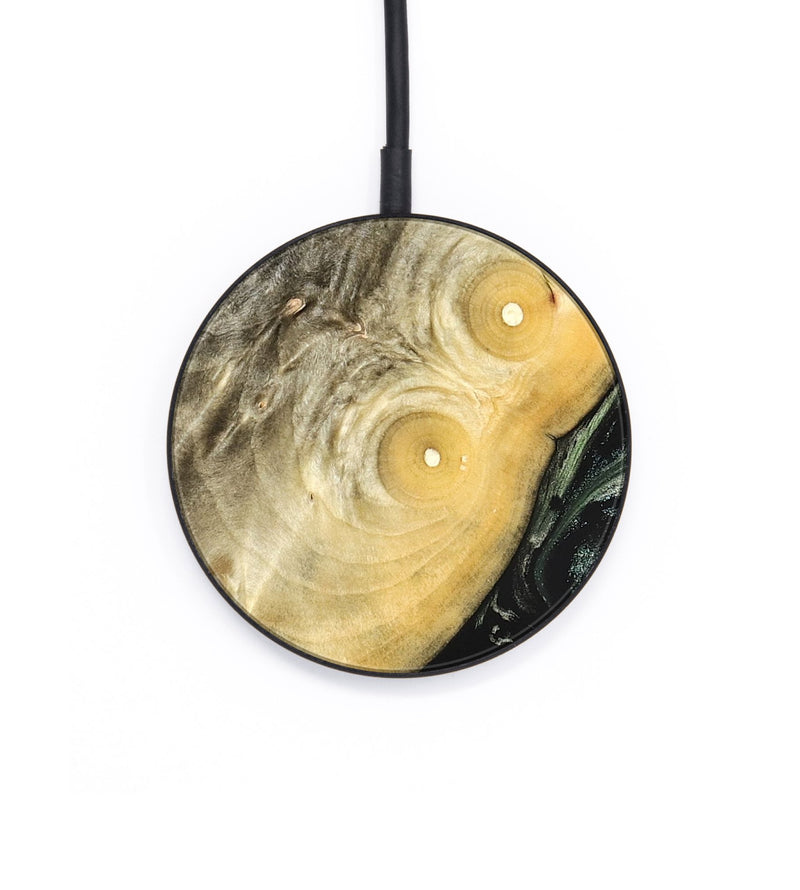 Circle Wood Wireless Charger - Irving (Green, 822819)