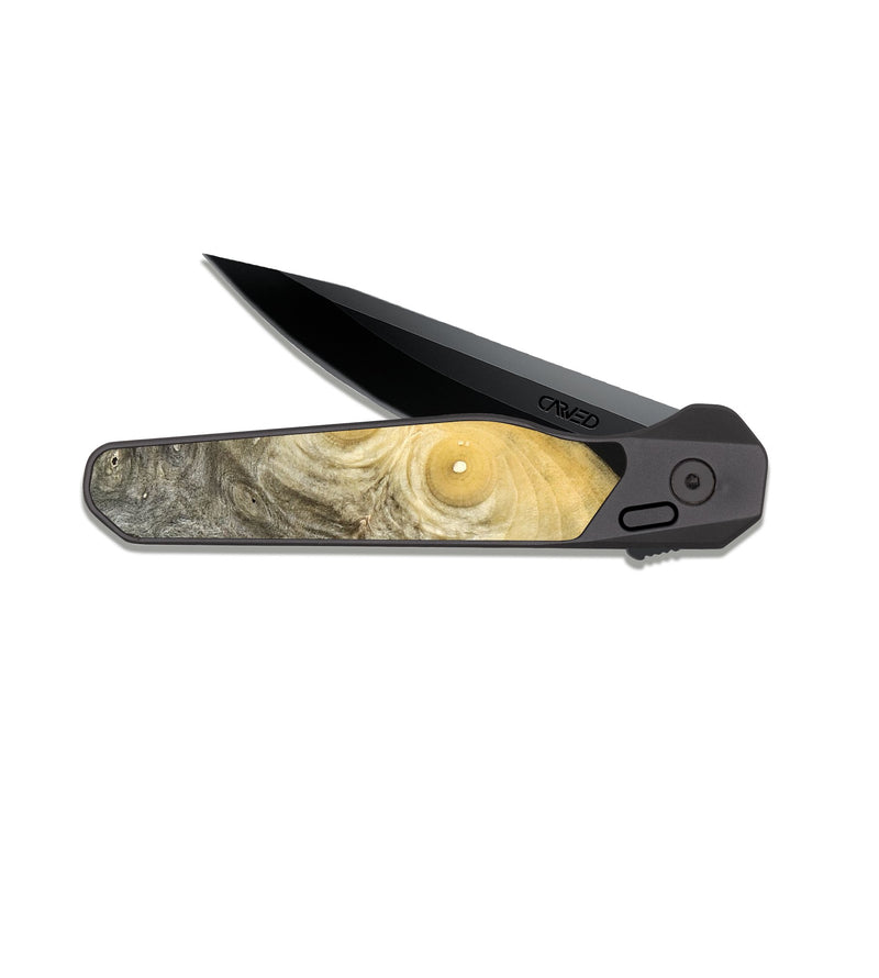 EDC Dark Slate Wood Pocket Knife - Irving (Green, 822819)
