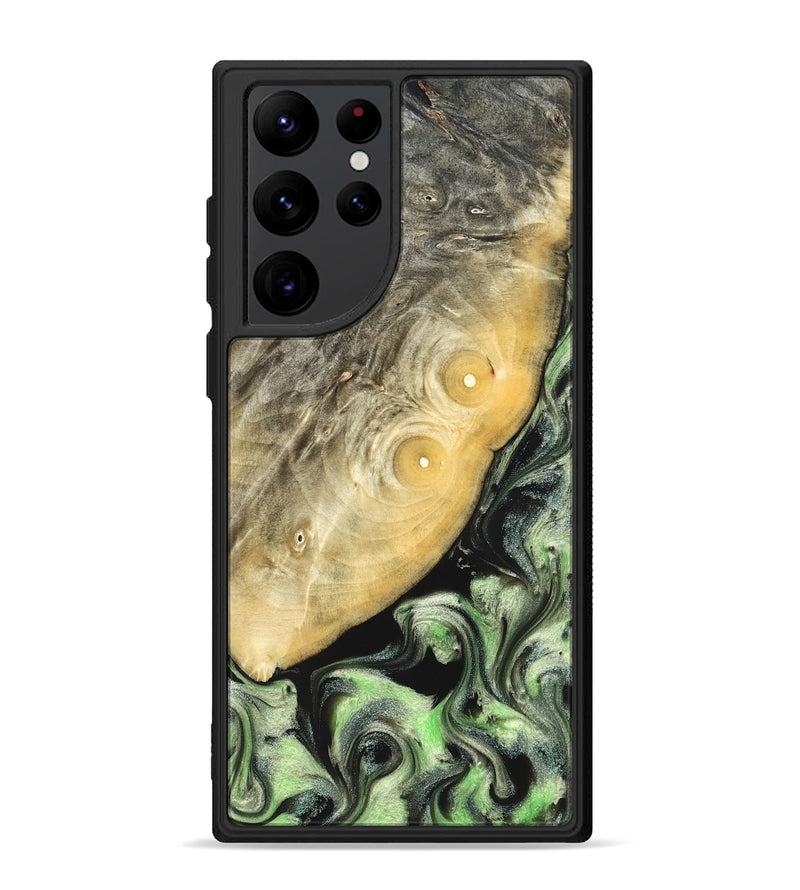 Galaxy S22 Ultra Wood Phone Case - Irving (Green, 822819)