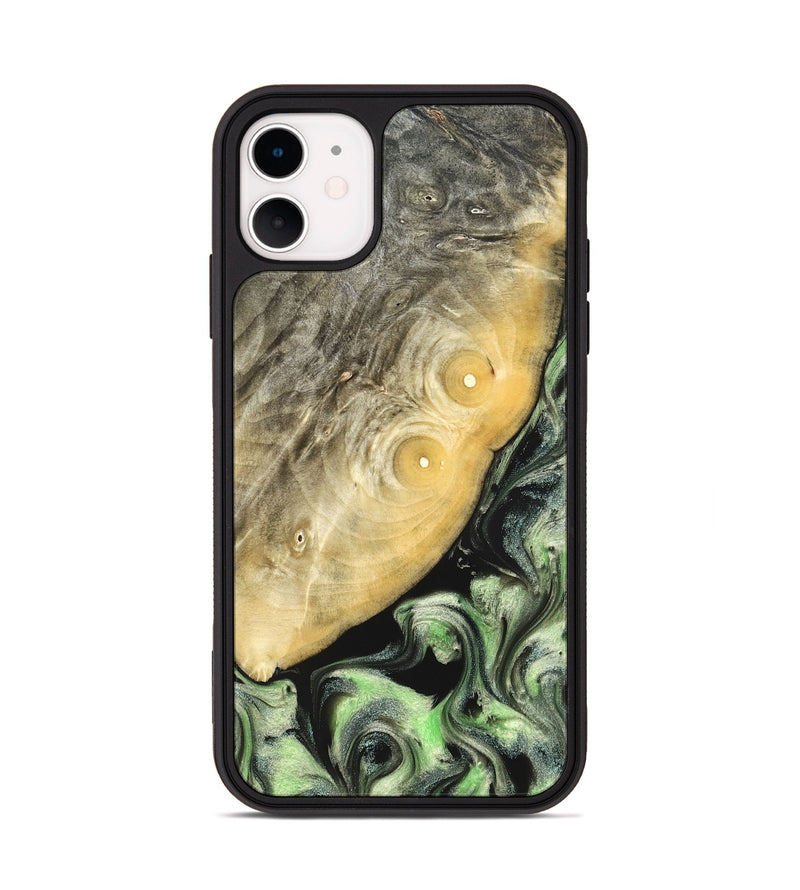 iPhone 11 Wood Phone Case - Irving (Green, 822819)