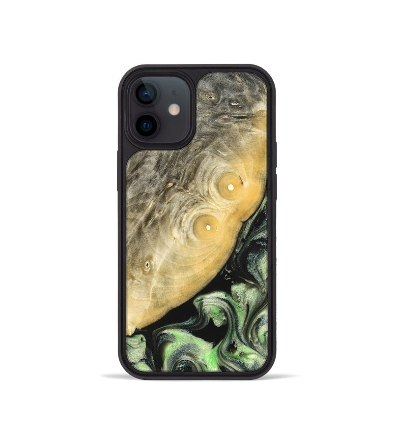 iPhone 12 mini Wood Phone Case - Irving (Green, 822819)