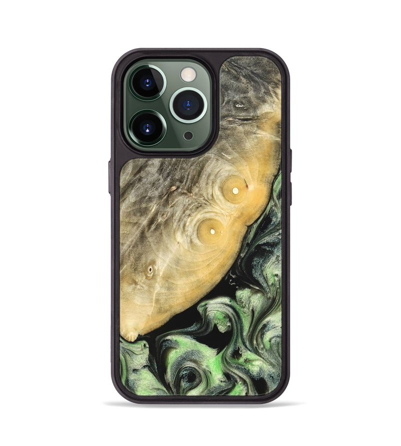 iPhone 13 Pro Wood Phone Case - Irving (Green, 822819)