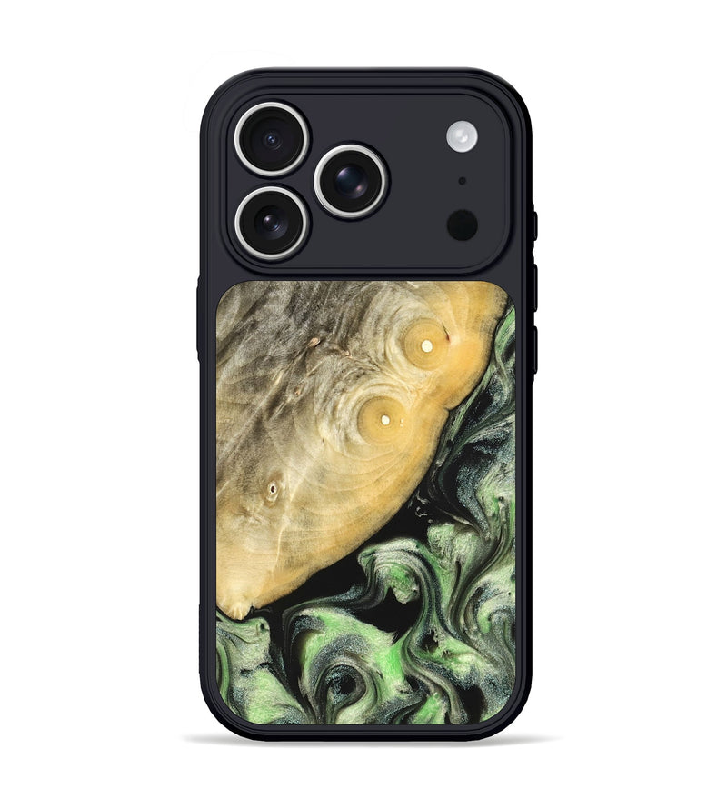 iPhone 17 Pro Wood Phone Case - Irving (Green, 822819)
