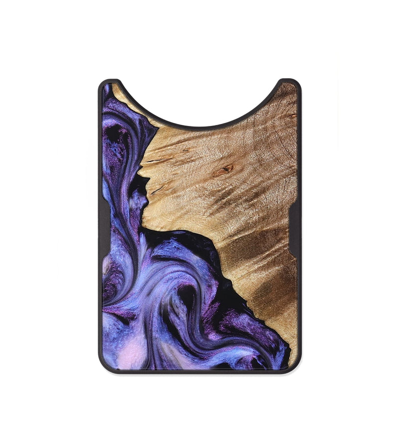 Alloy Wood Wallet - Tamra (Purple, 822826)