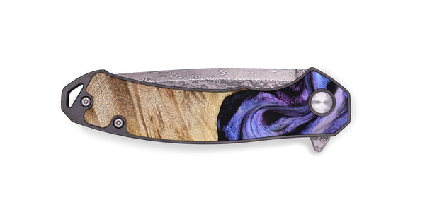 EDC Wood Pocket Knife - Tamra (Purple, 822826)
