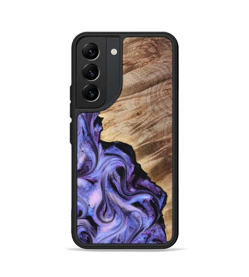 Galaxy S22 Wood Phone Case - Tamra (Purple, 822826)