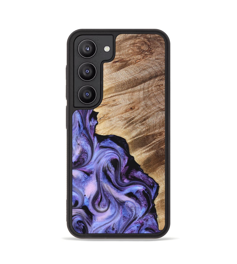 Galaxy S23 Wood Phone Case - Tamra (Purple, 822826)