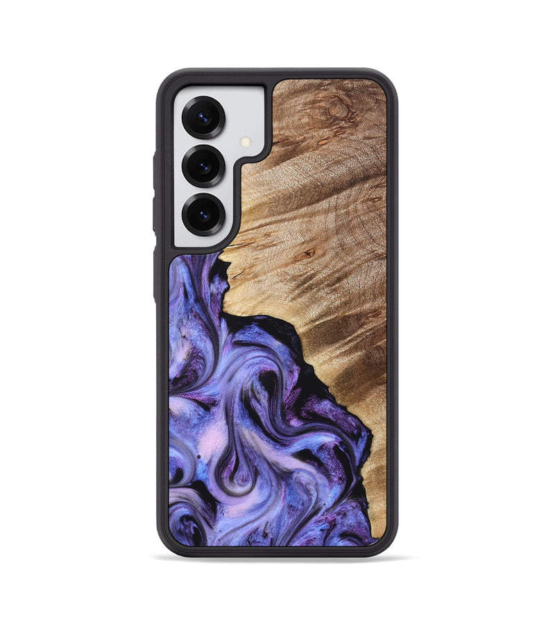 Galaxy S25 Wood Phone Case - Tamra (Purple, 822826)