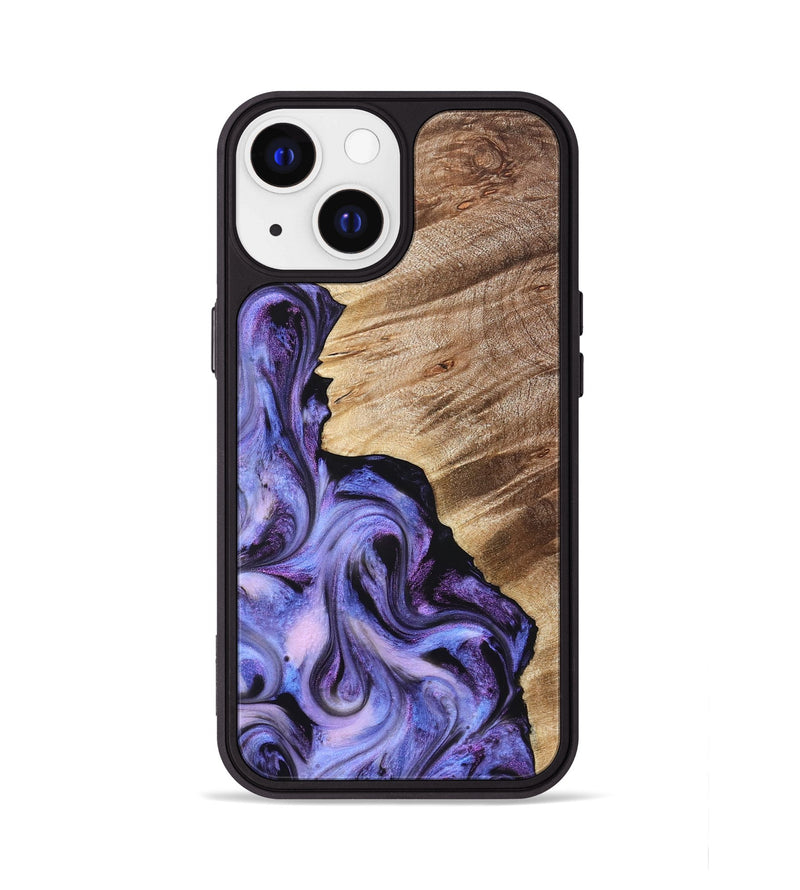iPhone 13 Wood Phone Case - Tamra (Purple, 822826)