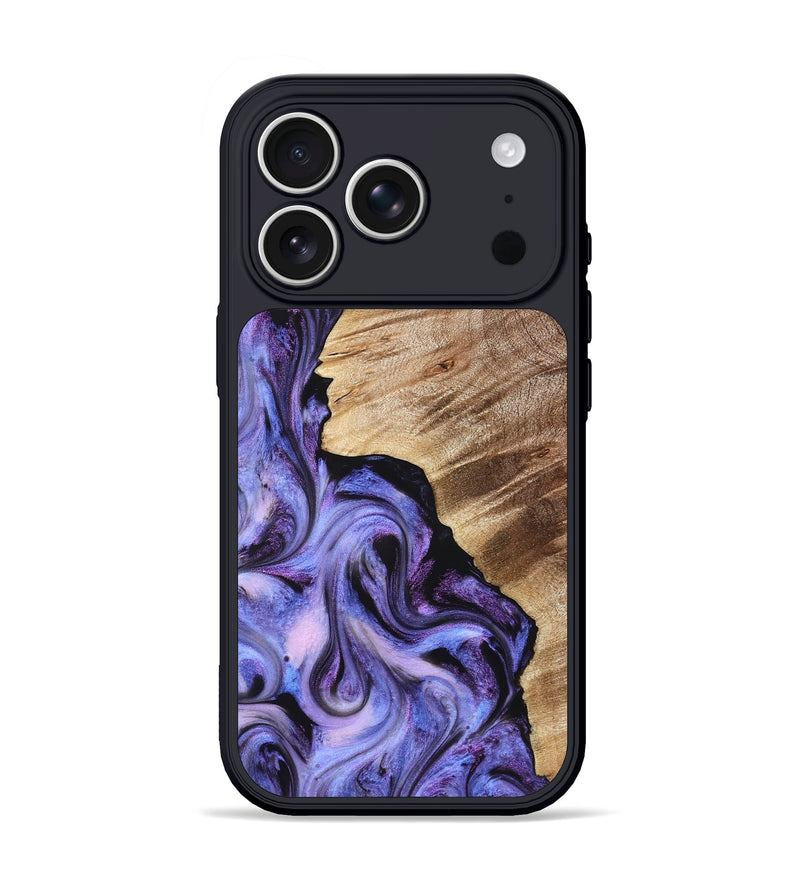 iPhone 17 Pro Wood Phone Case - Tamra (Purple, 822826)