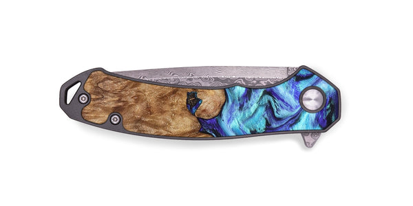 EDC Wood Pocket Knife - Mariel (Blue, 822827)