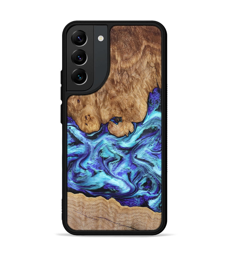 Galaxy S22 Plus Wood Phone Case - Mariel (Blue, 822827)