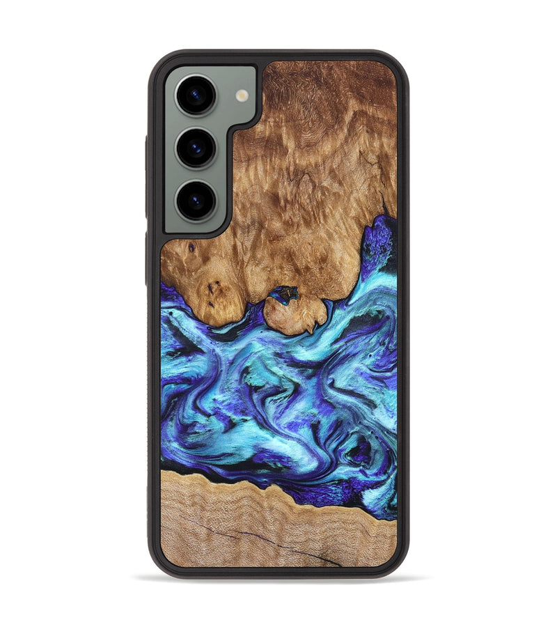 Galaxy S23 Plus Wood Phone Case - Mariel (Blue, 822827)