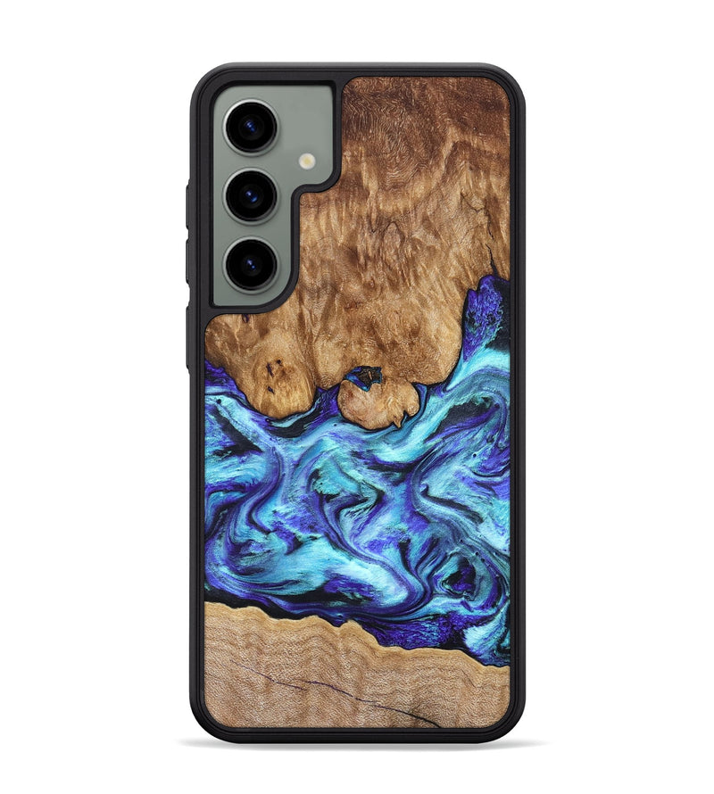 Galaxy S24 Plus Wood Phone Case - Mariel (Blue, 822827)