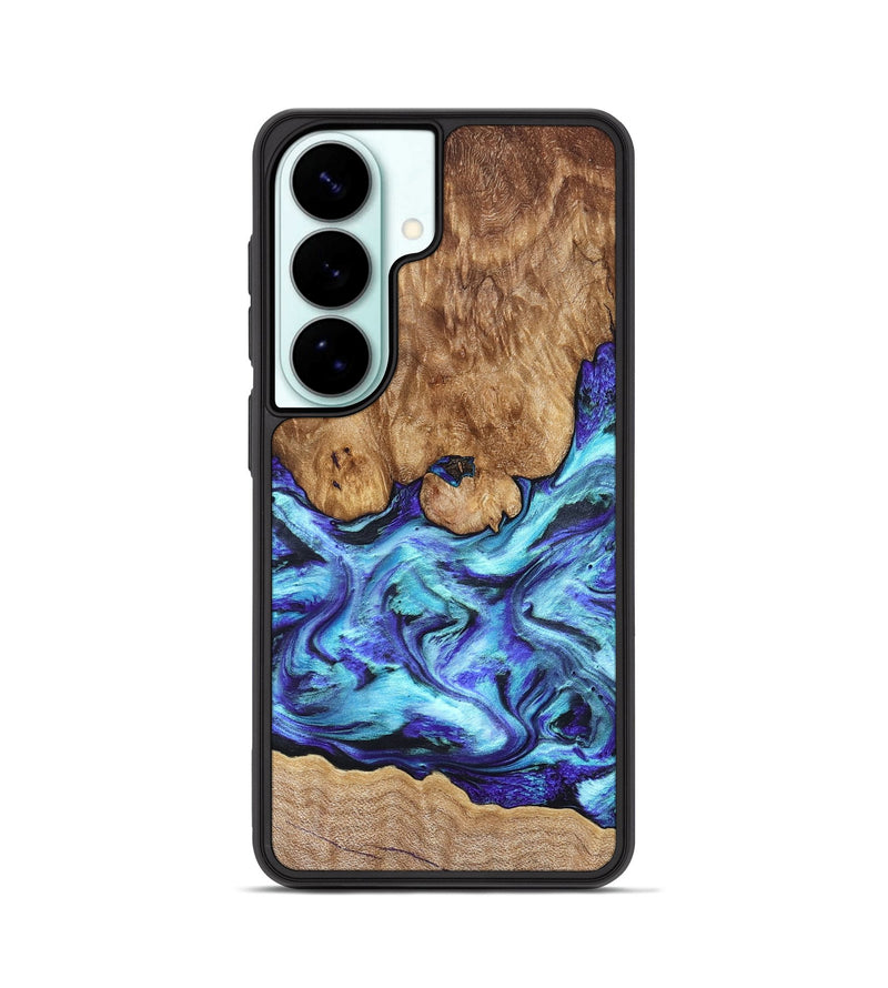 Galaxy S26 Wood Phone Case - Mariel (Blue, 822827)