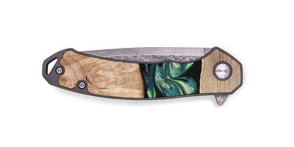 EDC Wood Pocket Knife - Jasen (Green, 822854)