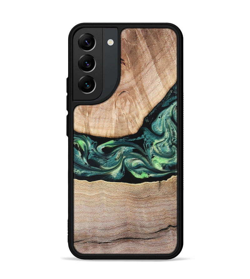 Galaxy S22 Plus Wood Phone Case - Jasen (Green, 822854)