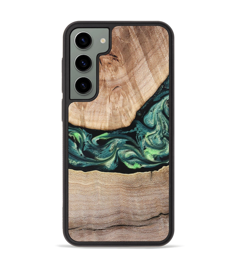 Galaxy S23 Plus Wood Phone Case - Jasen (Green, 822854)