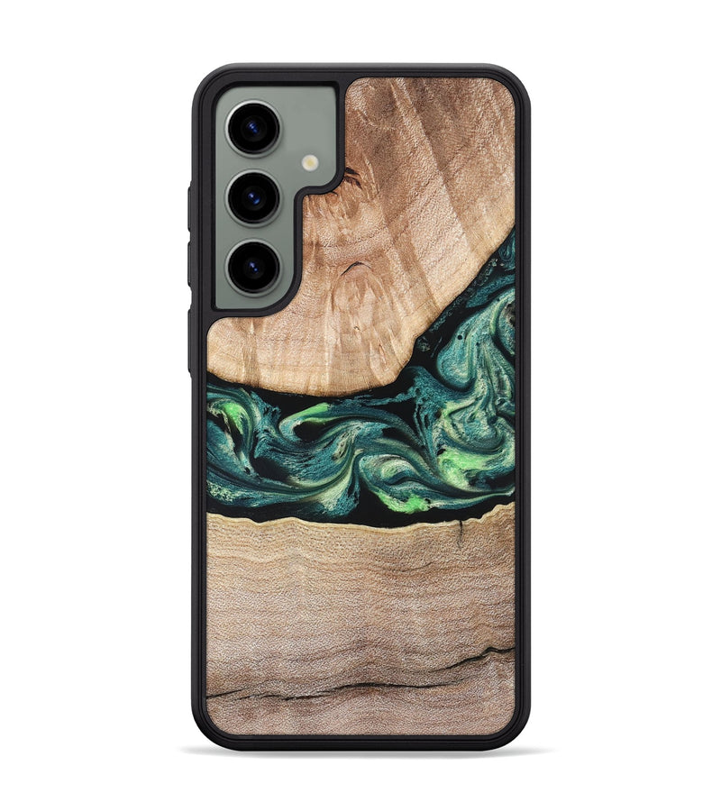 Galaxy S24 Plus Wood Phone Case - Jasen (Green, 822854)