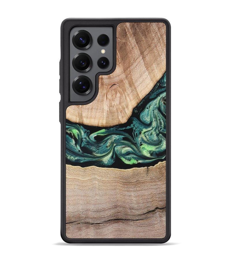 Galaxy S25 Ultra Wood Phone Case - Jasen (Green, 822854)