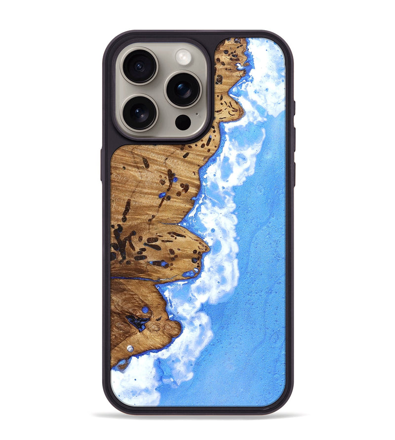 iPhone 15 Pro Max Wood Phone Case - Burl (Coastal, 822857)