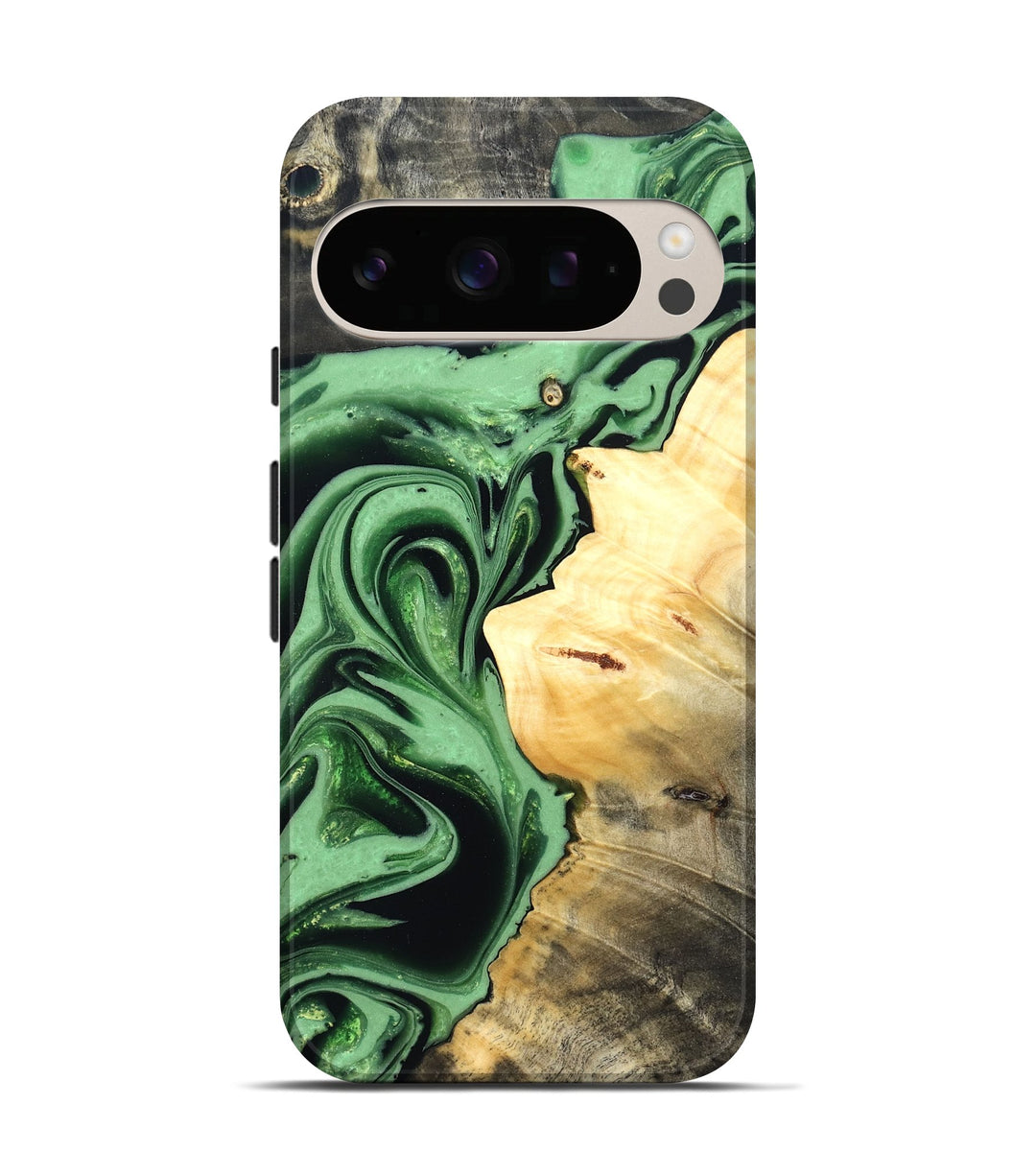 Pixel 10 Pro Wood Live Edge Phone Case - Squire (Neon, 822870)