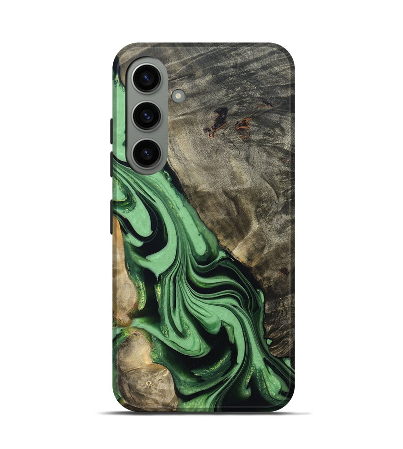 Galaxy S24 Wood Live Edge Phone Case - Walton (Green, 822872)