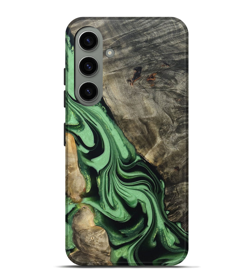 Galaxy S24 Plus Wood Live Edge Phone Case - Walton (Green, 822872)
