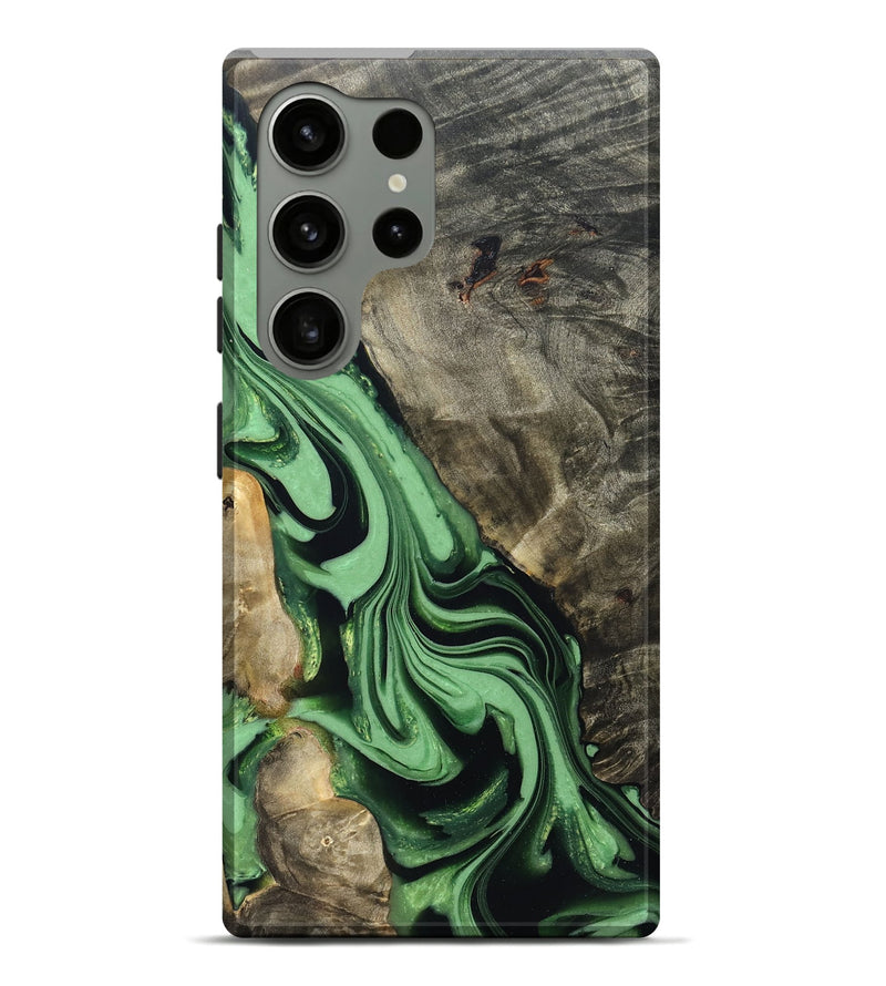 Galaxy S24 Ultra Wood Live Edge Phone Case - Walton (Green, 822872)