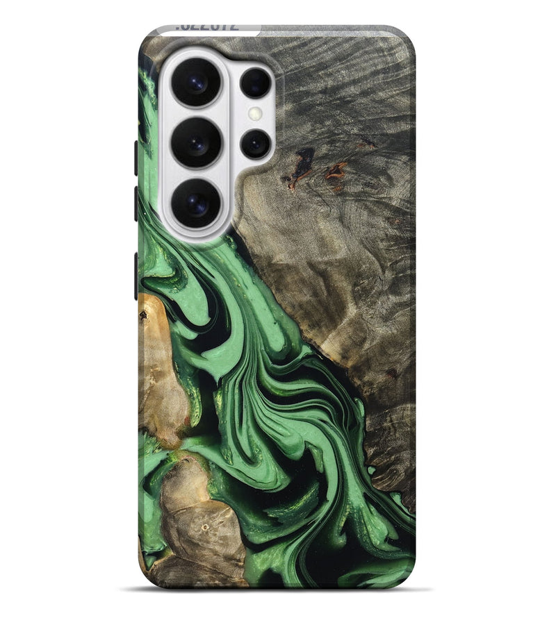 Galaxy S26 Ultra Wood Live Edge Phone Case - Walton (Green, 822872)