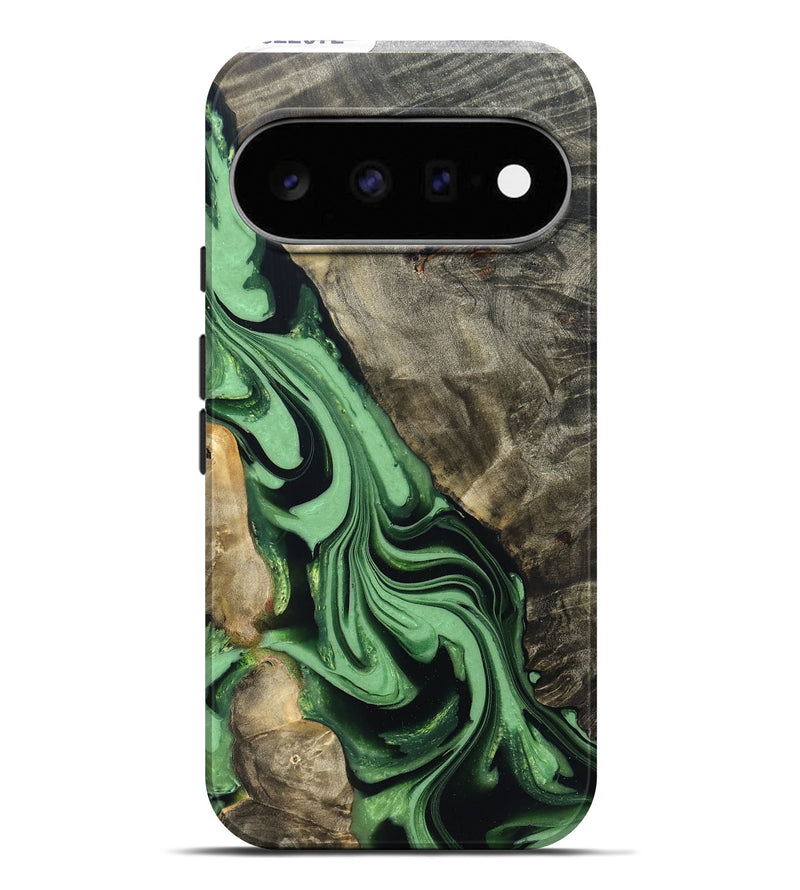 Pixel 11 Pro XL Wood Live Edge Phone Case - Walton (Green, 822872)