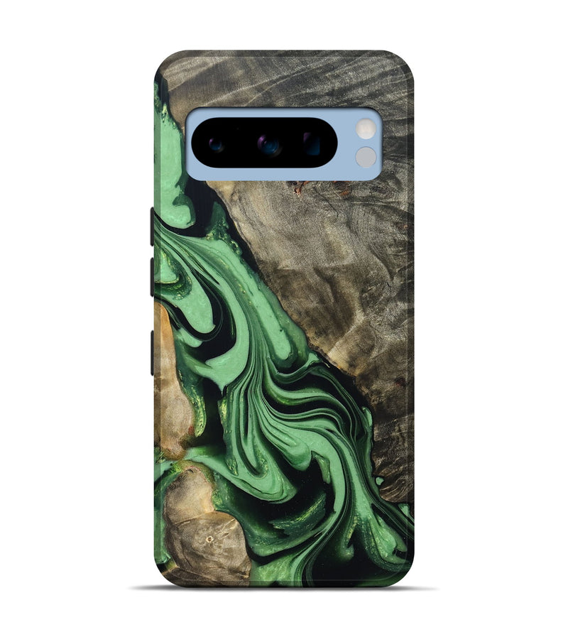 Pixel 8 Pro Wood Live Edge Phone Case - Walton (Green, 822872)