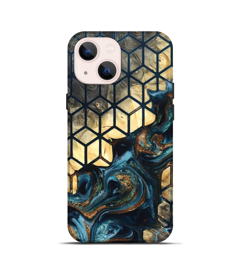 iPhone 13 mini Wood Live Edge Phone Case - Hallie (Pattern, 822873)